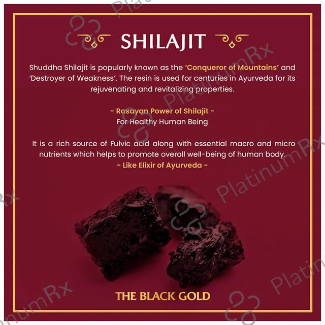Vasu Ayurveda Himalayan Shilajit The Black Gold with Pure Honey 30gm Free 20gm