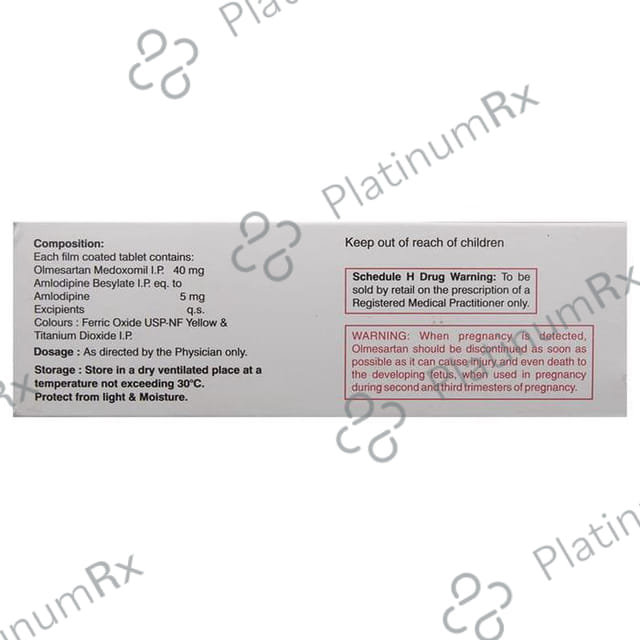 Olmax 5/40mg AM Tablet 15s