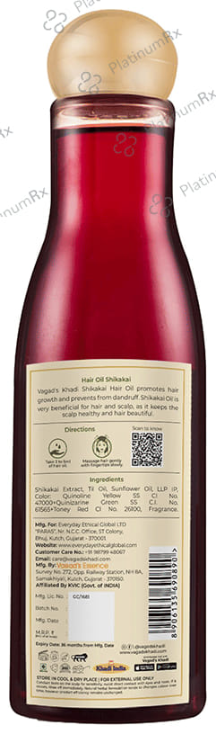 Vagad's Khadi Shikakai Herbal Hair Oil