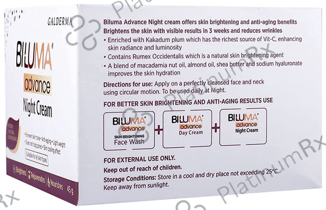 Biluma Advance Night Cream 45gm