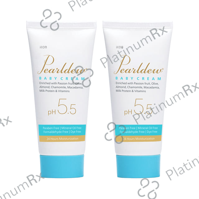 Pearldew Baby Cream (50gm Each) 2 Tubes
