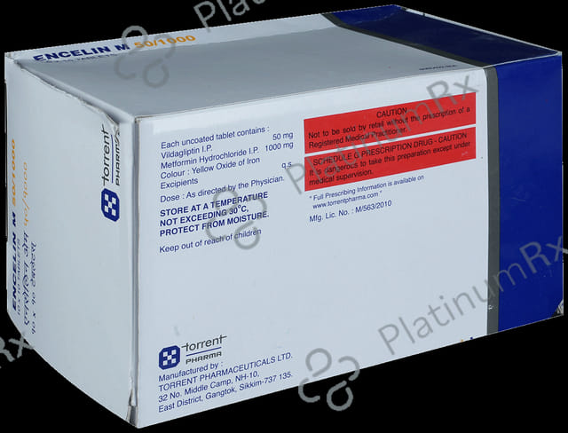 Encelin M 50/1000mg Tablet 10s