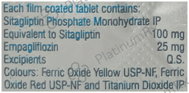 Sitabite E 100/25mg Tablet 10s