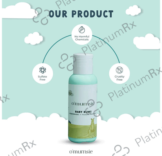 O'mumsie Baby Bums Hemorrhoid and Fissure Oil Gel