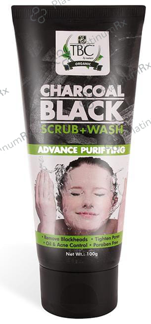 TBC Charcoal Black Scrub+Wash