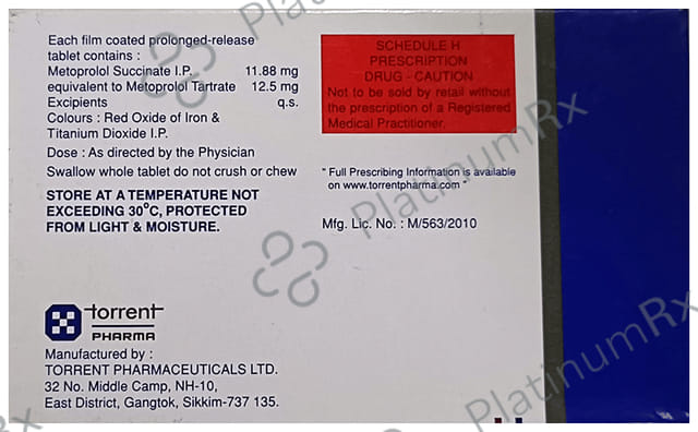 Metocard XL 12.5mg Tablet PR 15s