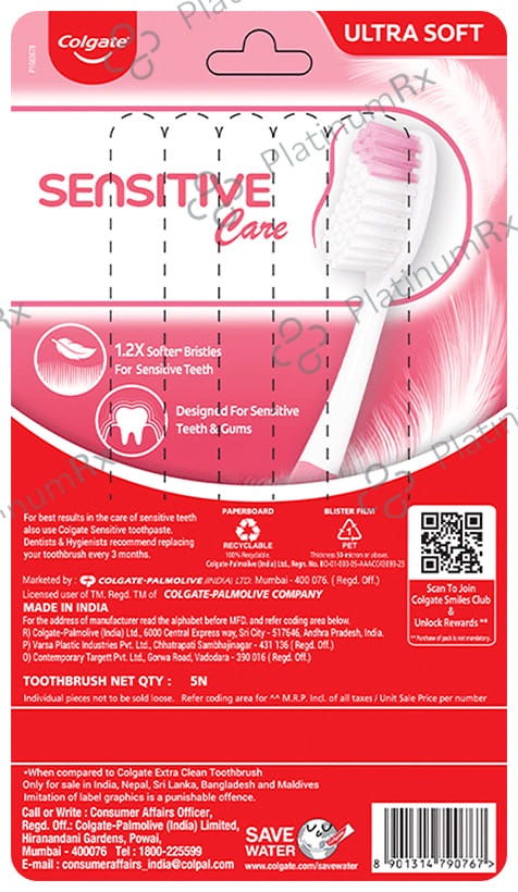 Colgate Gentle Sensitive Care Toothbrush Ultra Soft