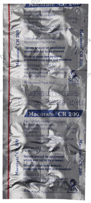 Macorate CR 200mg Tablet 10s