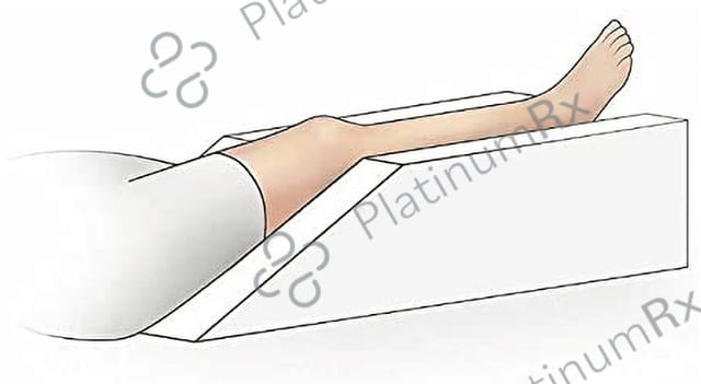 Healthcave Leg Elevation Wedge PU Foam Pillow