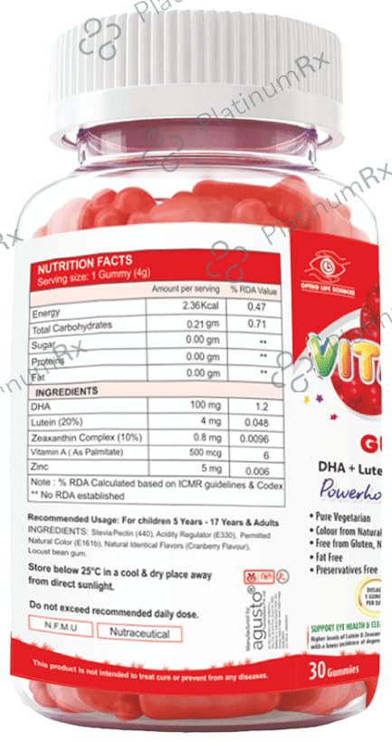 Optho Life Science Vitammies Gummies Cranberry