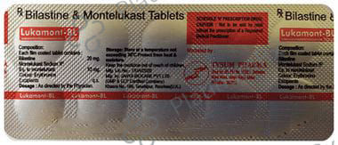 Lukamont BL 20/10mg Tablet 10s