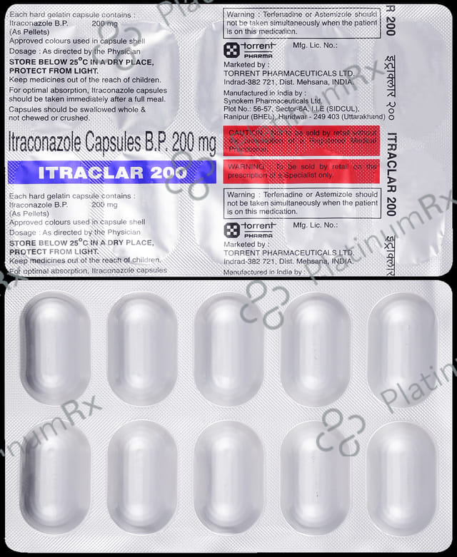 Itraclar 200mg Capsule 10s