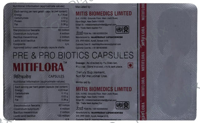 Mitiflora Capsule 10s