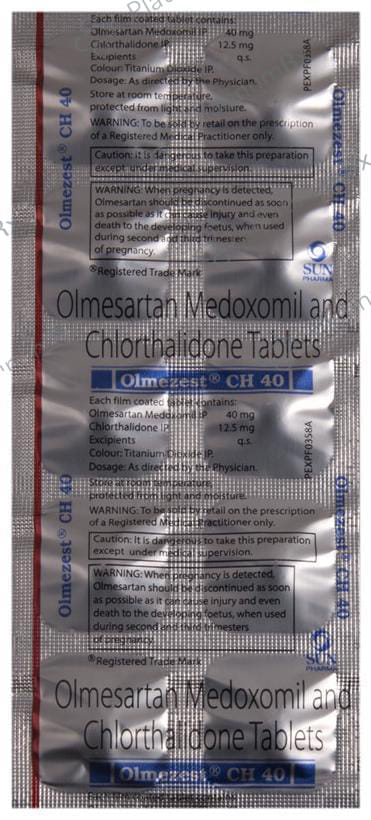 Olmezest CH 12.5/40mg Tablet 10s