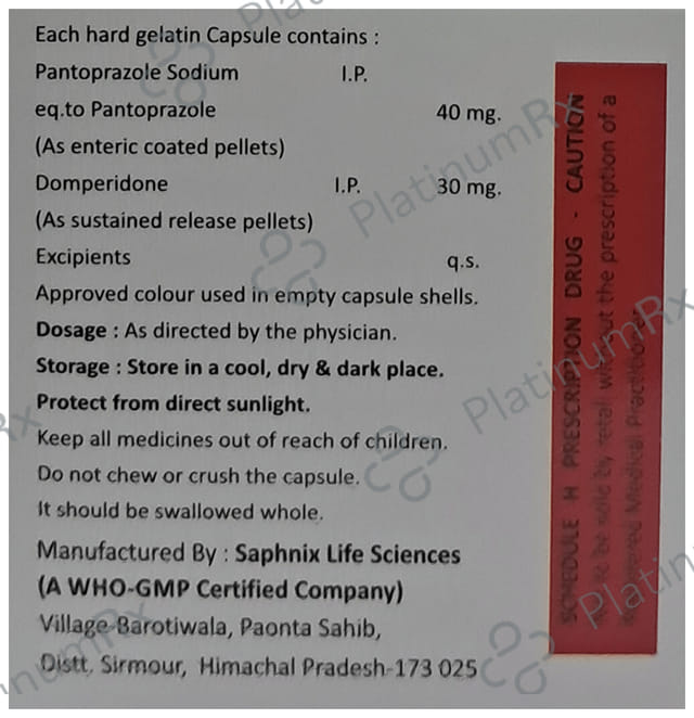 Panjo DSR 30/40mg Capsule 10s