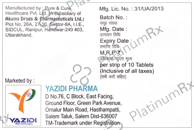 Pride 2M Tablet PR 10s