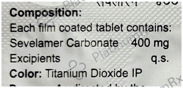 Sevlaren 400mg Tablet 15s