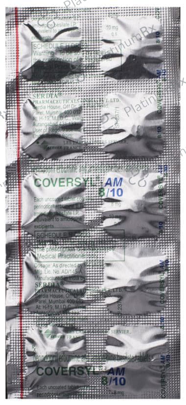 Coversyl AM 8/10mg Tablet 10s