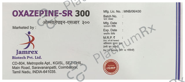 Oxazepine SR 300 Tablet