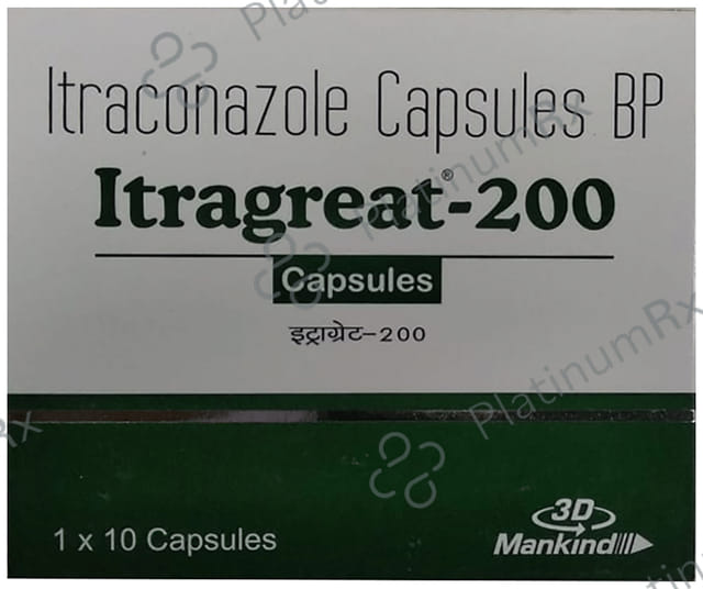 Itragreat 200mg Capsule 10s