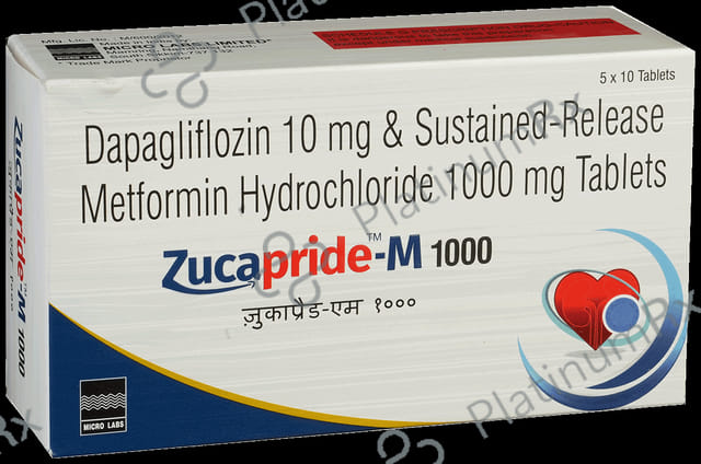 Zucapride M 10/1000mg Tablet SR 10s