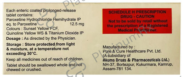 Paxilyf CR 12.5 Tablet