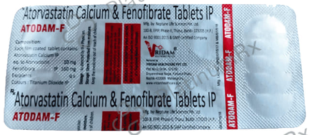 Atodam F 10/160mg Tablet 10s