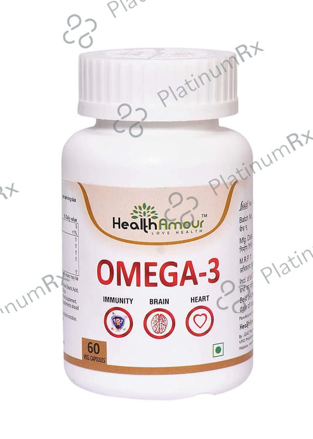 HealthAmour Omega 3 Veg Capsule