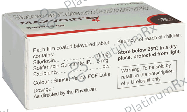 Maxvoid S 8/5mg Tablet 10s