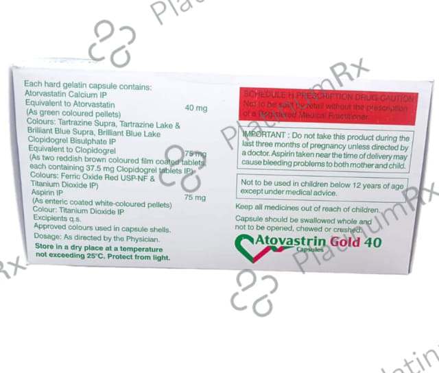 Atovastrin Gold 75/40/75mg Capsule 15s