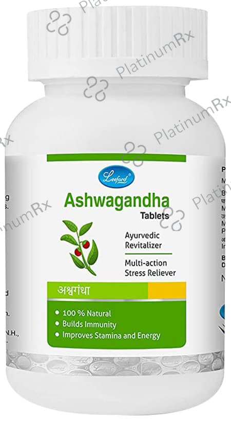 Leeford Ashwagandha Ayurvedic Tablet for Immunity, Stamina and Energy