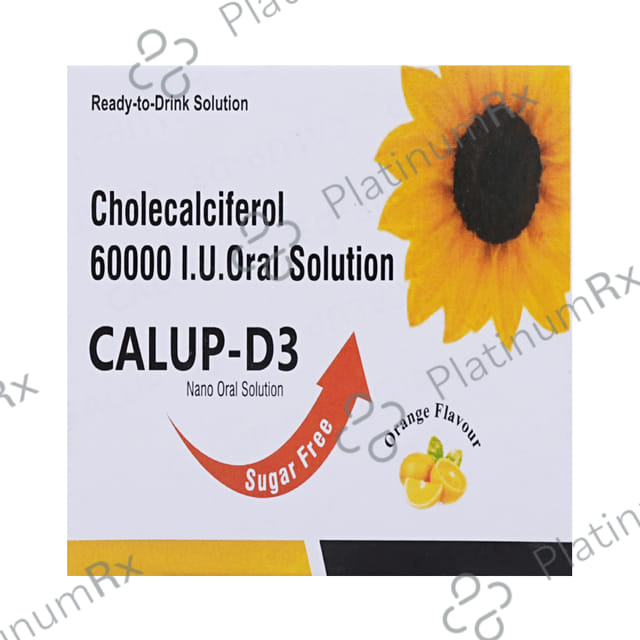 Calup D3 Nano Orange Flavour Sugar Free Oral Solution 5ml