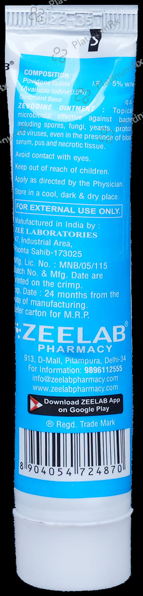 Zevodine Ointment