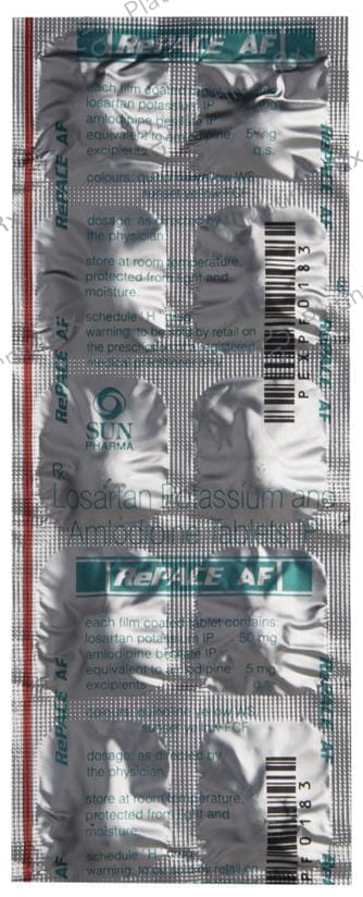 Repace AF 5/50mg Tablet 10s