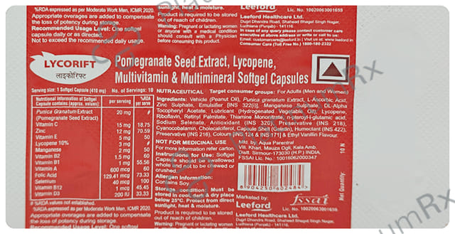 Lycorift SG Capsule 10s