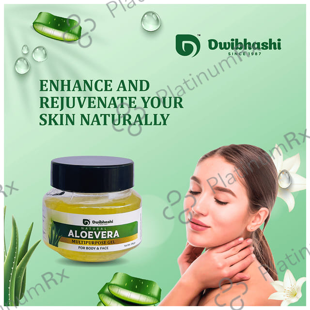 Dwibhashi Aloevera Gel (100gm Each) 4 jar