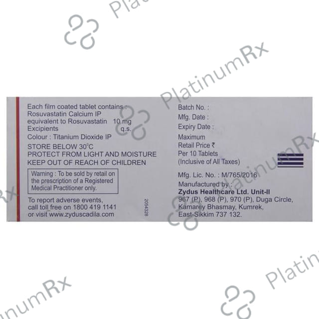 Zyrova 10mg Tablet 10s