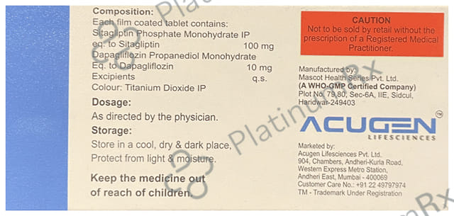 Sitasto D 100/10mg Tablet 15s