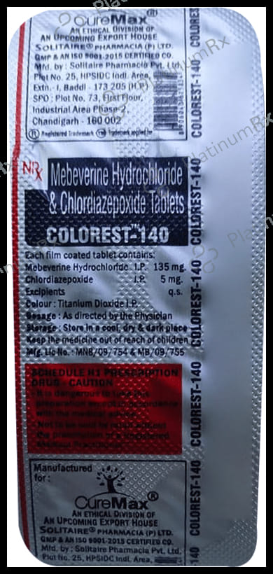 Colorest 140mg Tablet 10s