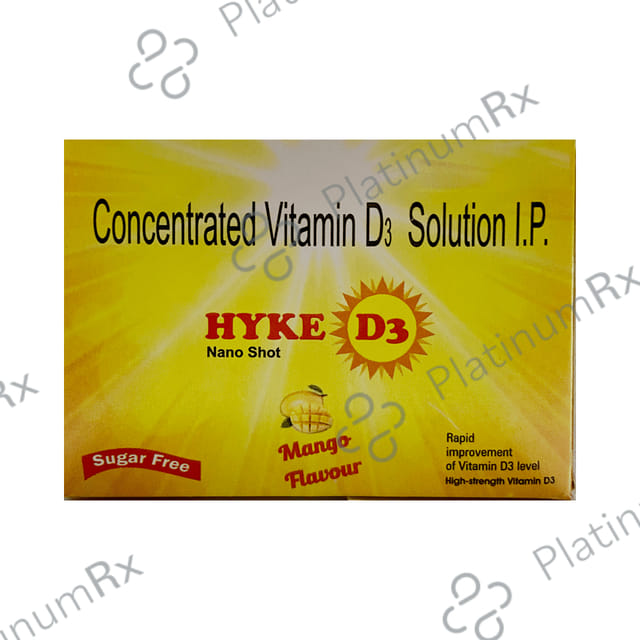 Hyke D3 Nano Shot Mango Sugar Free Oral Solution 5ml