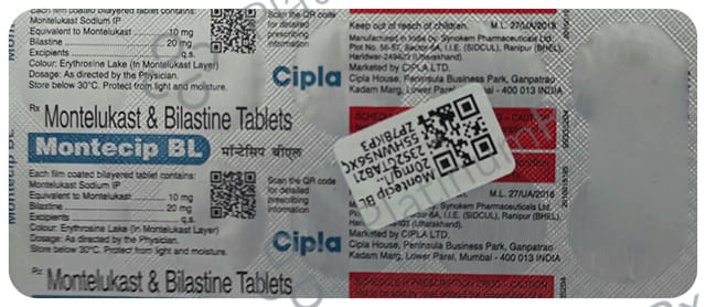 Montecip BL 20/10mg Tablet 10s