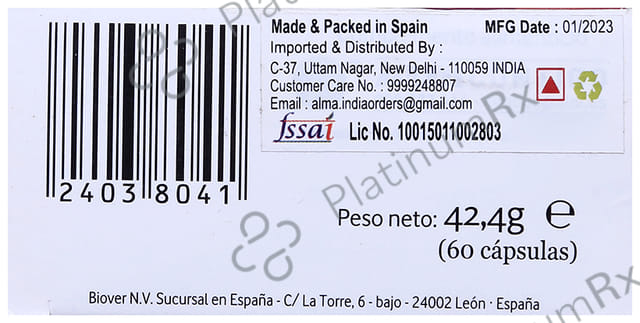 Alma Omega 3 Acidos Grasos Capsule 60s