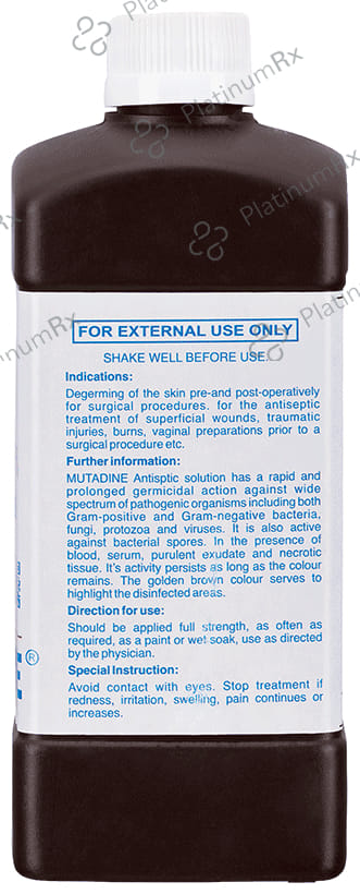 Mutadine 5% Solution 500 Solution