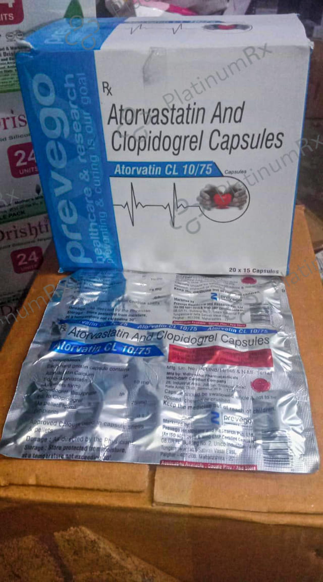 Atorvatin CL 10/75mg Capsule 15s