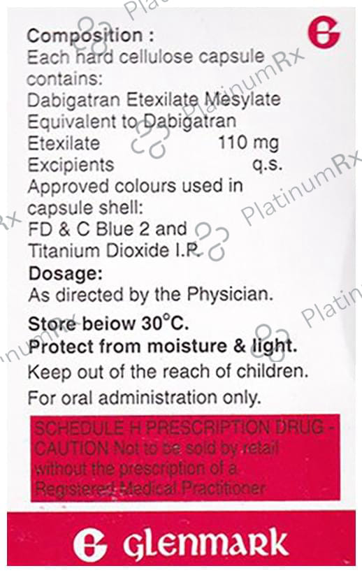 Dabigza 110mg Capsule 14s
