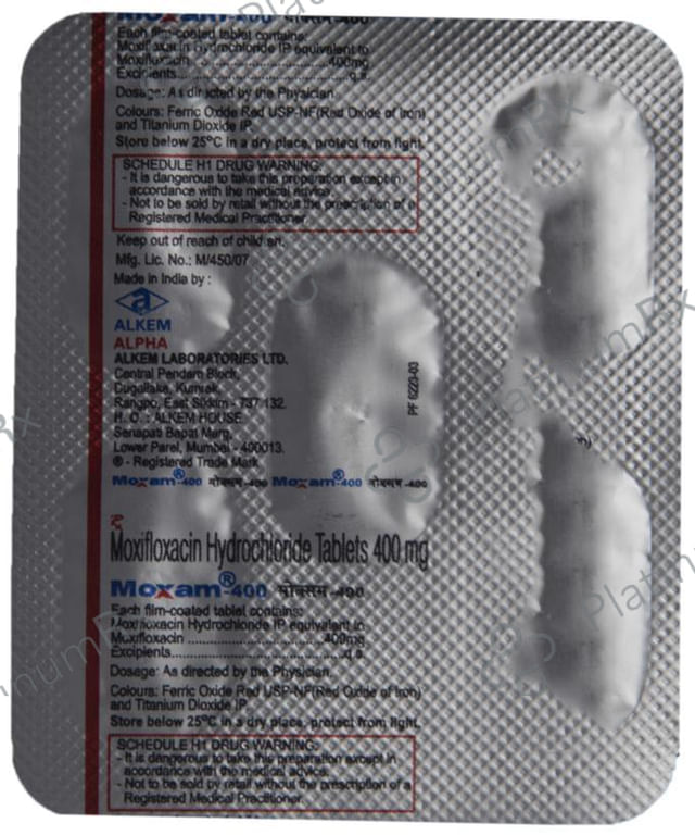 Moxam 400mg Tablet 5s