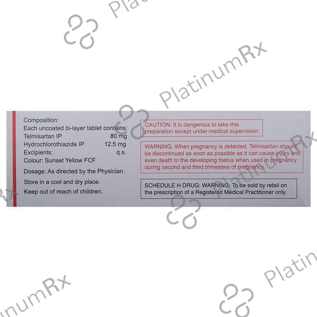 Telvas H 80/12.5mg Tablet 10s