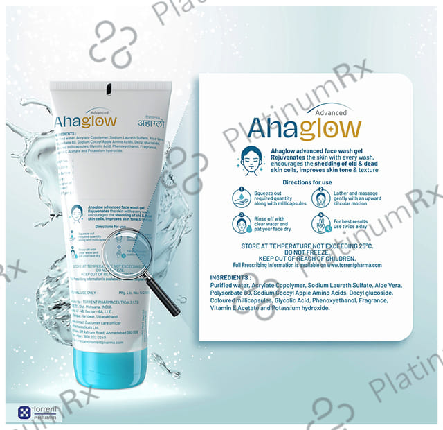 Ahaglow Advanced Skin Face Wash 200gm
