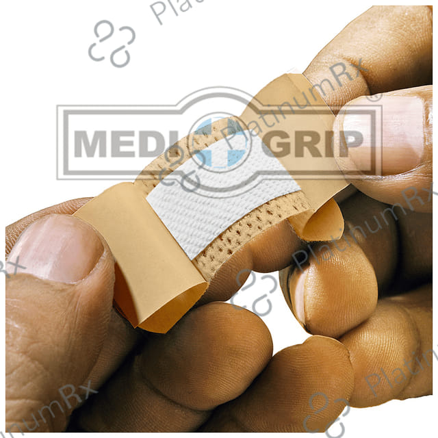Medigrip Stretch Flexible Fabric Band Aid (100 Each) 1 Jar