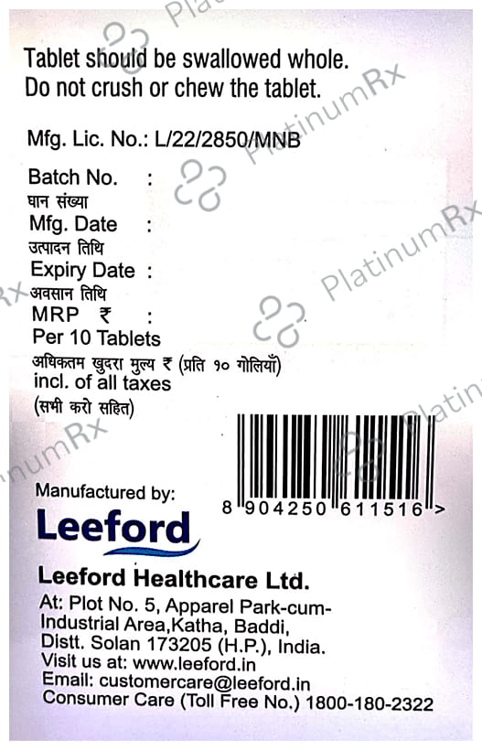 Glyceliptin M 500mg/20mg Tablet 10s